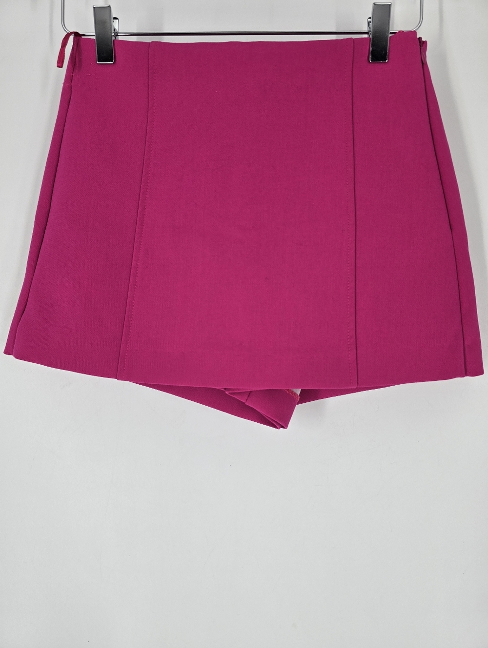 Zara Hot Pink Mini Skort Shorts Size XS